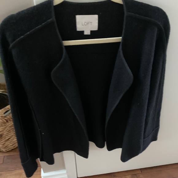 Crop Loft Bouclé jacket size M - Picture 1 of 3